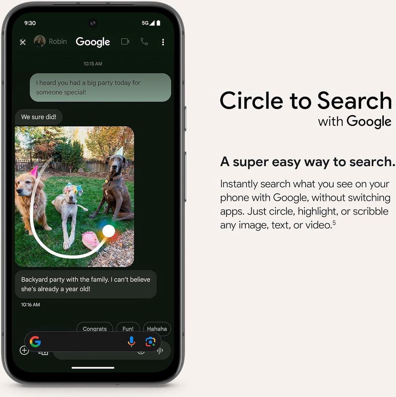 Alt view image 2 of 6 - Google Pixel 8a - Unlocked Android Phone with Google AI, Advanced Pixel Camera and 24-Hour Battery - Obsidian - 128 GB