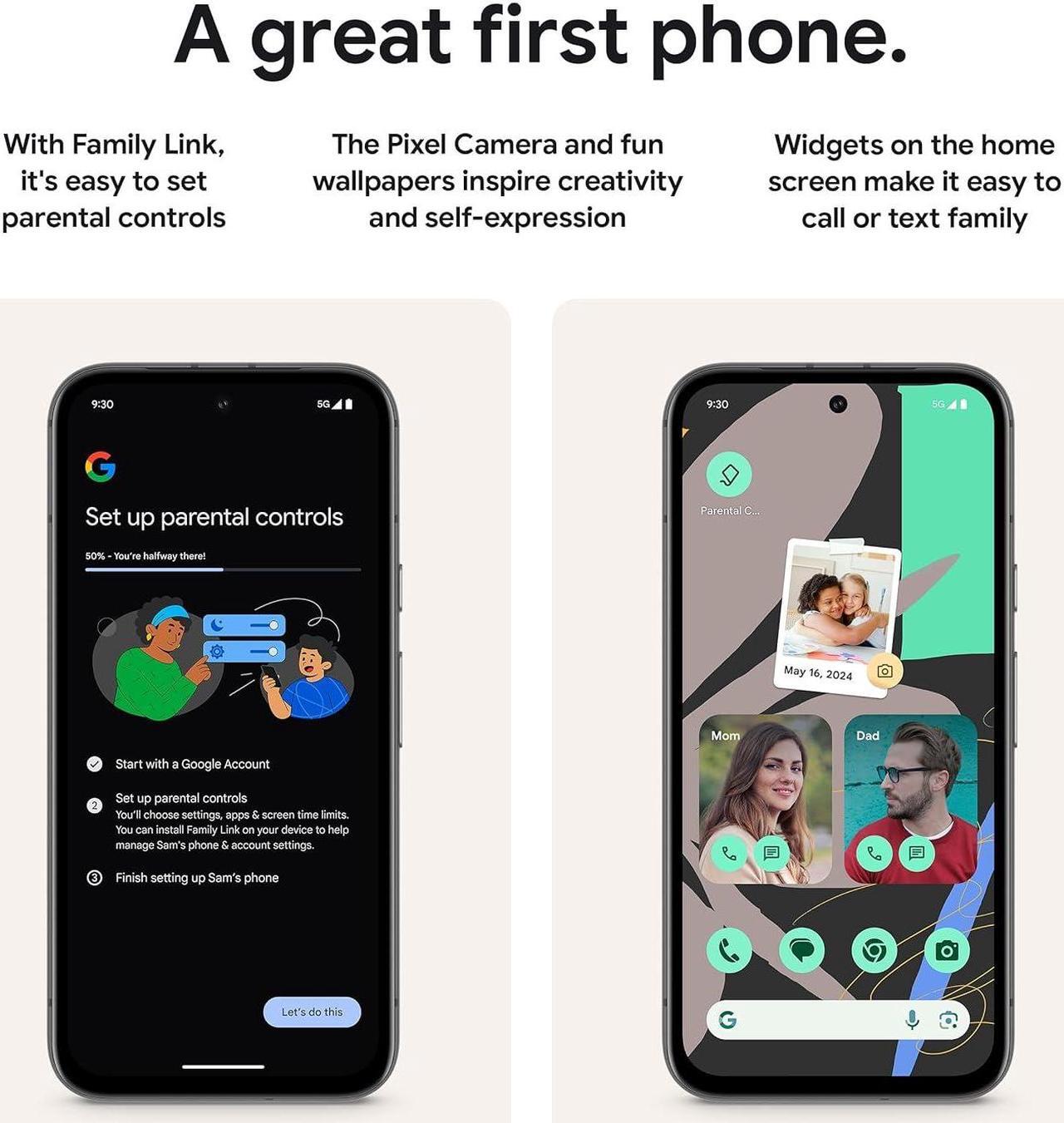 Alt view image 4 of 6 - Google Pixel 8a - Unlocked Android Phone with Google AI, Advanced Pixel Camera and 24-Hour Battery - Obsidian - 128 GB