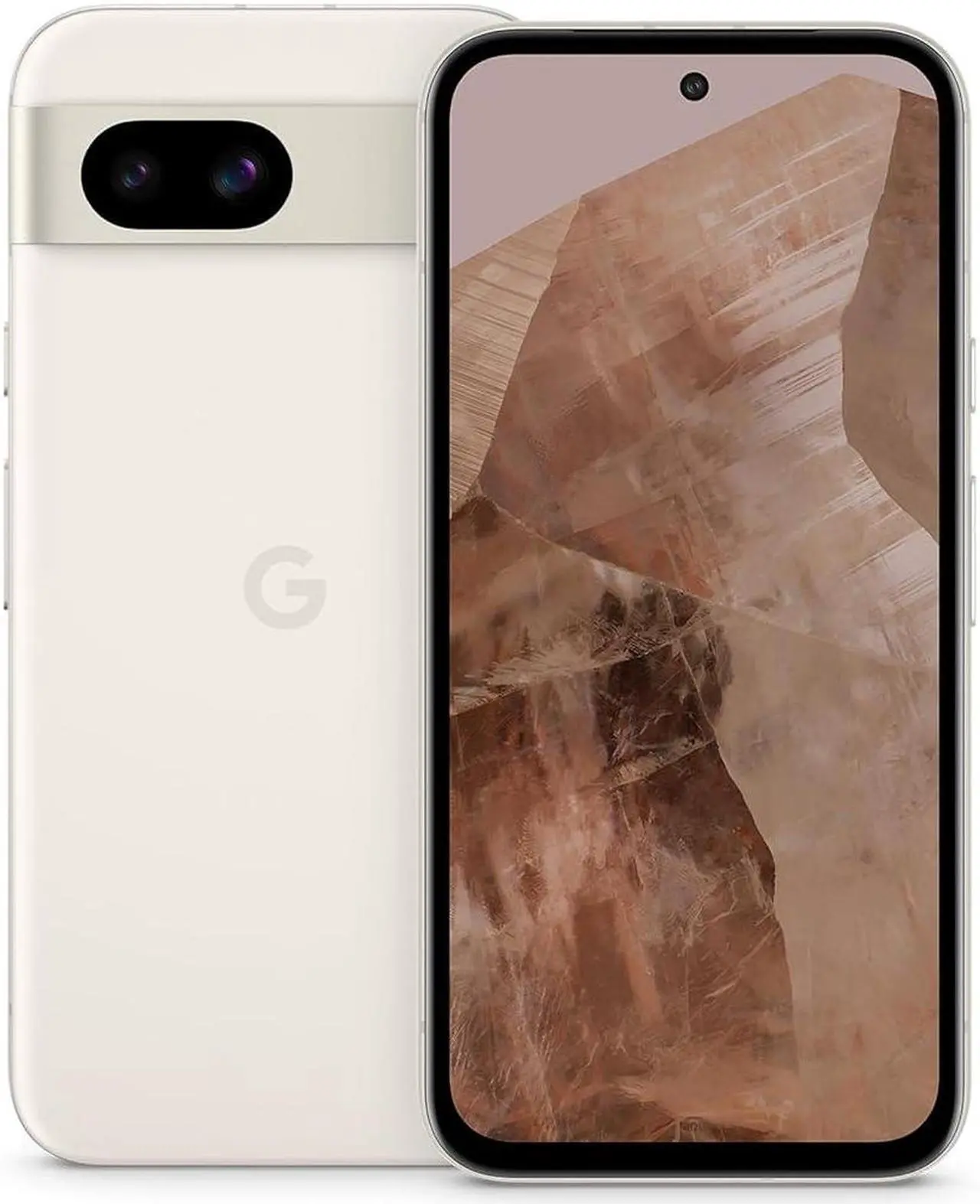 Google Pixel 8a - Unlocked Android Phone with Google AI, Advanced Pixel Camera and 24-Hour Battery - Porcelain - 128 GB