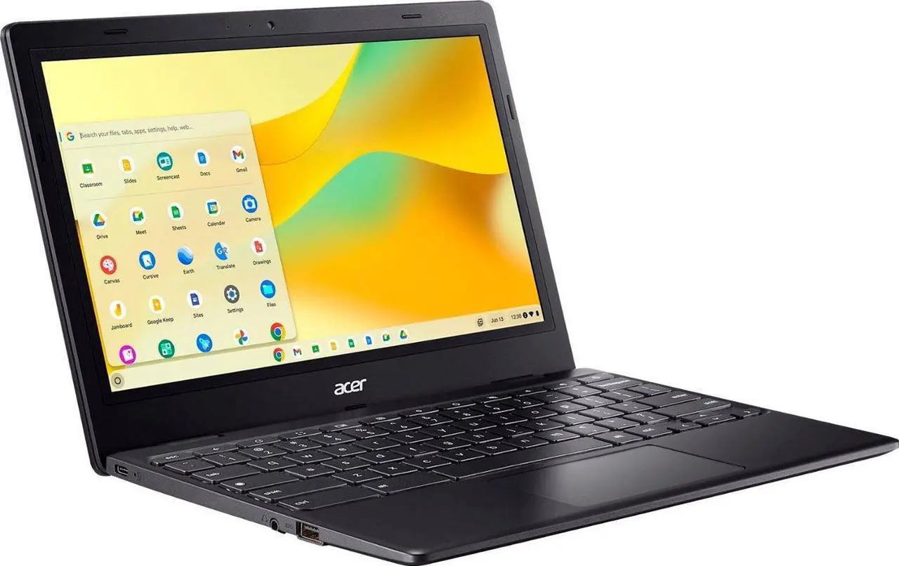 Alt view image 3 of 5 - Acer - Chromebook 311 CBOA311-1H-C90F -11.6" HD Laptop- Intel Celeron N4500-4GB LPDDR4X Memory-64GB eMMC- Chrome OS - Star Black