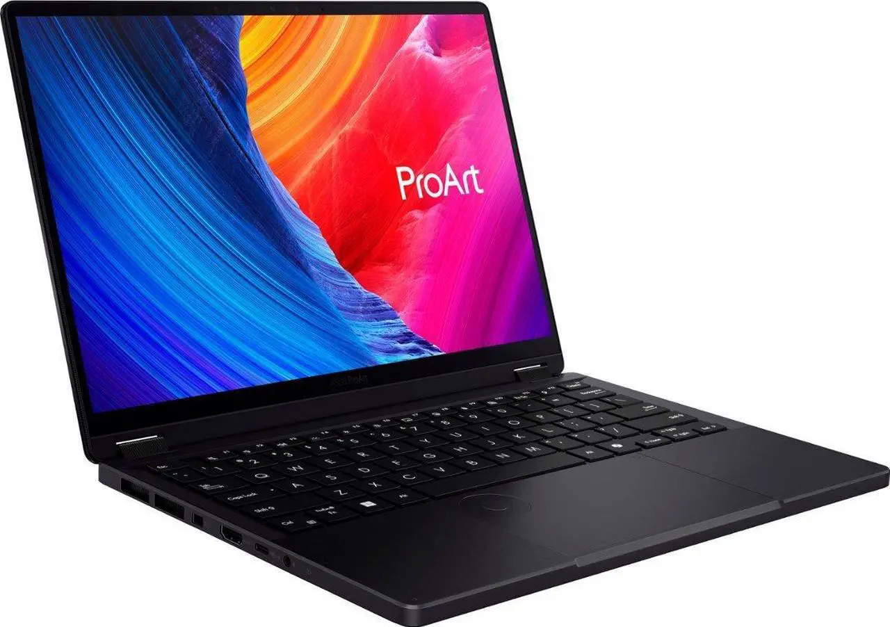 Alt view image 2 of 4 - ASUS - ProArt PX13 13 3K Touch Screen Laptop - AMD Ryzen AI 9 HX 370 - 32GB Memory - NVIDIA GeForce RTX 4050 - 1TB SSD - Nano Black
