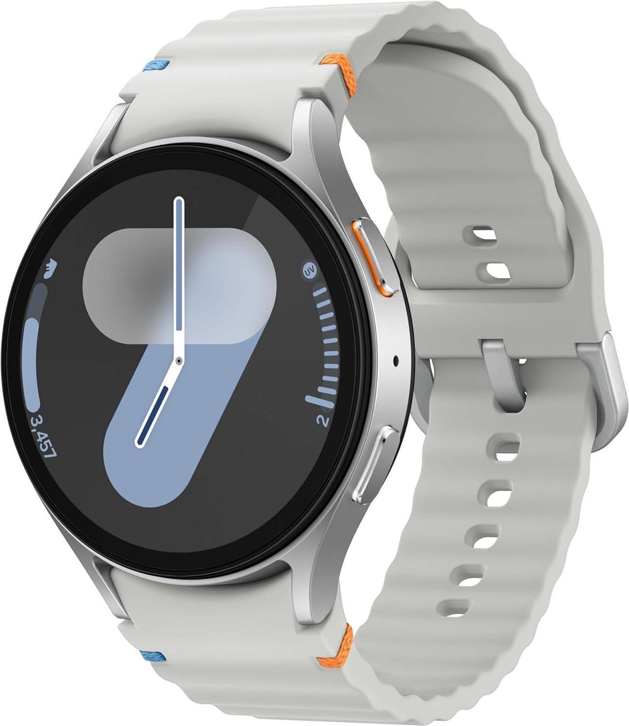 Main image of SAMSUNG Galaxy Watch 7 Smart Watch, 44mm, Silver w/ Silver band color