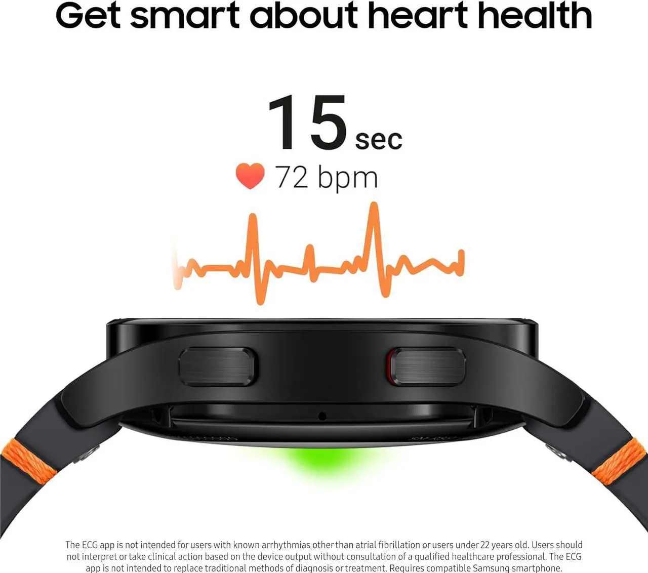 Alt view image 2 of 5 - SAMSUNG Galaxy Watch FE 40mm Bluetooth AI Smartwatch w/Fitness Tracking, BIA Sensor, Personalized HR Zones, Heart Rate Tracker, Sleep Monitor, 2024, Black