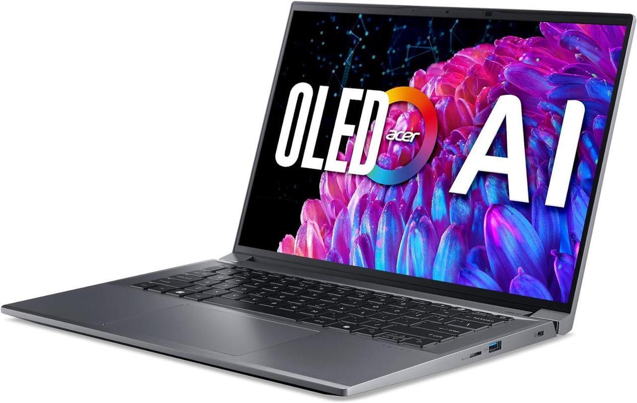 Alt view image 3 of 6 - Acer Swift X 14 Laptop | 14.5" OLED 2880 x 1800 120Hz Calman Verified | Unlock AI Experiences | Intel Core Ultra 7 Processor 155H | NVIDIA GeForce RTX 4060 | 16GB LPDDR5X | 1TB SSD | SFX14-72G-77NJ