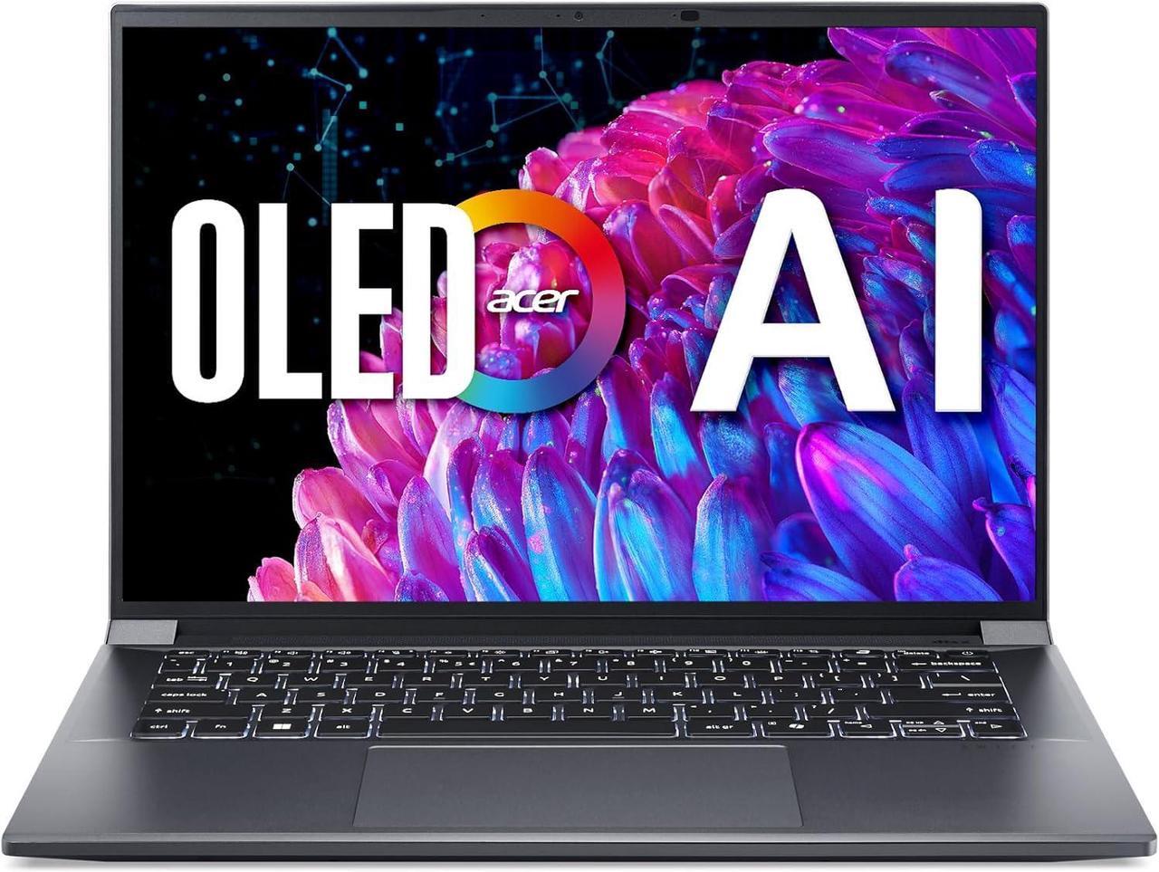 Main image of Acer Swift X 14 Laptop | 14.5" OLED 2880 x 1800 120Hz Calman Verified | Unlock AI Experiences | Intel Core Ultra 7 Processor 155H | NVIDIA GeForce RTX 4060 | 16GB LPDDR5X | 1TB SSD | SFX14-72G-77NJ