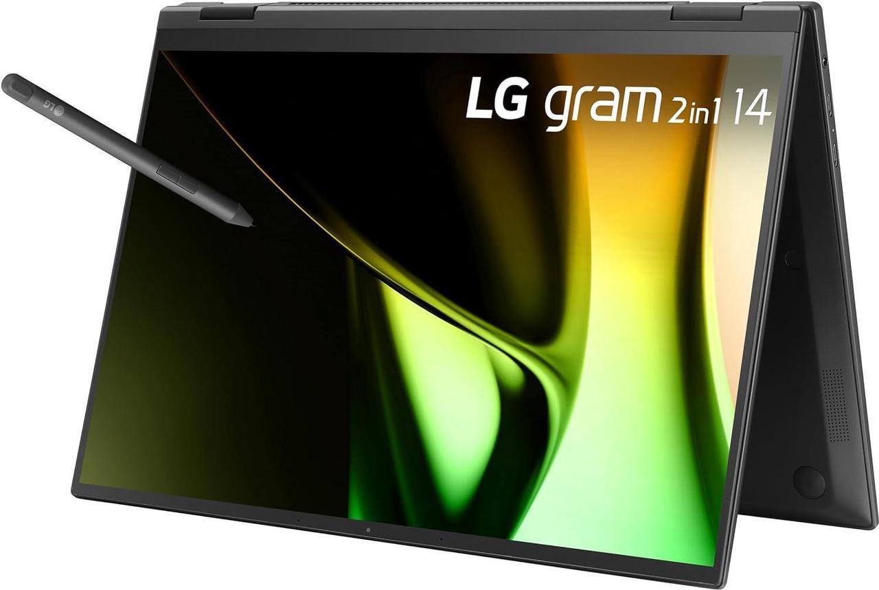 Alt view image 3 of 3 - LG gram 14-Inch 2in1 Lightweight Laptop Intel Evo Edition - Intel Core Ultra 5 Processor Windows 11 Home 16GB RAM 512GB SSD - Black