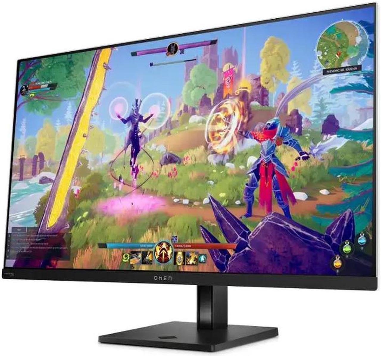 Alt view image 2 of 4 - HP OMEN - Transcend 31.5" QD-OLED 4K UHD 240Hz G-SYNC Compatible Gaming Monitor with Adjustable Height - Black/White