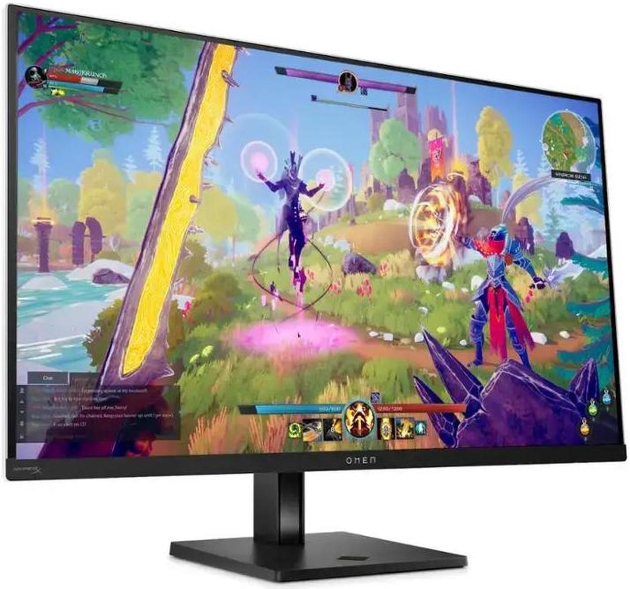 Alt view image 3 of 4 - HP OMEN - Transcend 31.5" QD-OLED 4K UHD 240Hz G-SYNC Compatible Gaming Monitor with Adjustable Height - Black/White