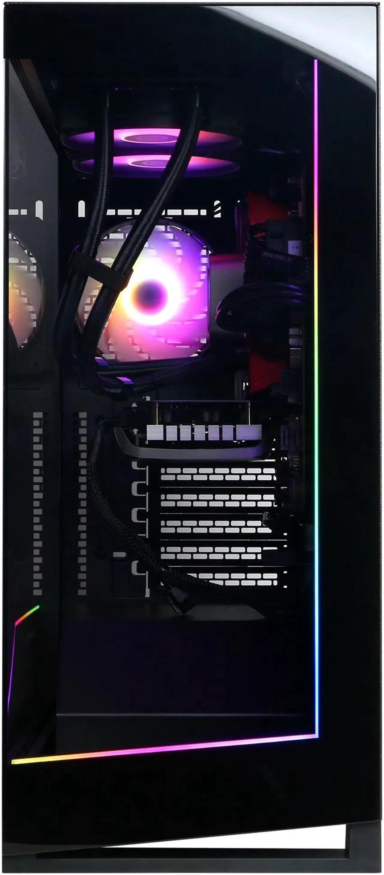 Main image of CyberPowerPC Gamer Supreme Liquid Cool Gaming Desktop, AMD Ryzen 7 9800X3D, 32GB, NVIDIA GeForce RTX 4070 Ti Super 16GB, 2TB SSD, Black, SLC11020CPGV2