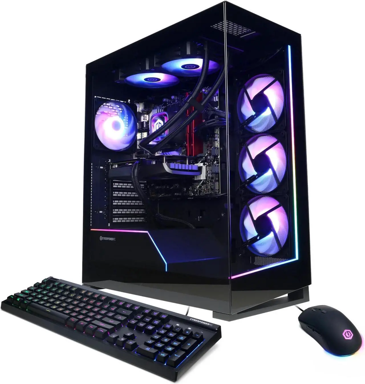 Alt view image 2 of 3 - CyberPowerPC Gamer Supreme Liquid Cool Gaming Desktop, AMD Ryzen 7 9800X3D, 32GB, NVIDIA GeForce RTX 4070 Ti Super 16GB, 2TB SSD, Black, SLC11020CPGV2
