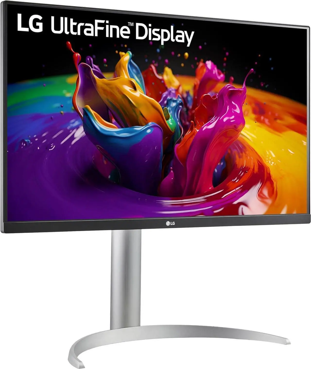 Alt view image 2 of 7 - LG 27UP850K-W 27-inch Ultrafine 4K UHD (3840 x 2160) IPS Computer Monitor, 60Hz, 5ms, DisplayHDR 400, Built-in Speaker, HDMI, DisplayPort, USB Type-C, Tilt/Height/Pivot Adjustable Stand, White
