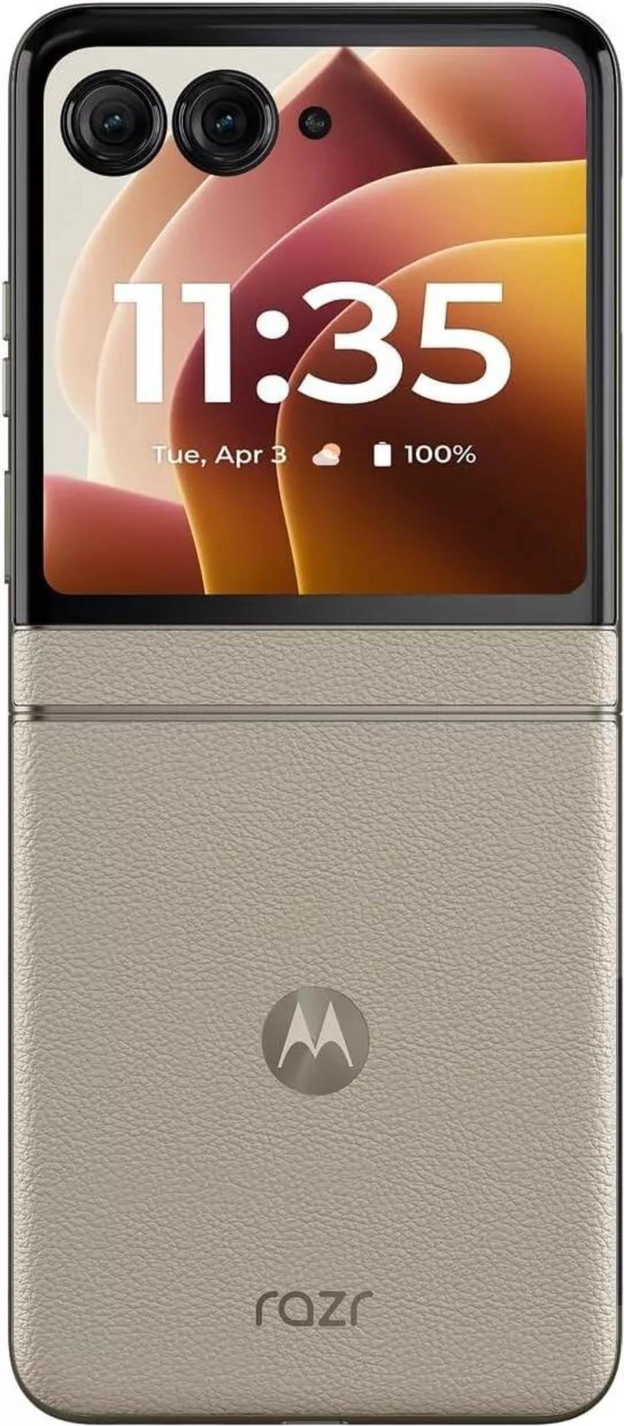 Main image of Motorola razr | 2024 | Unlocked | Made for US 8/256GB | 50MP Camera | Beach Sand Unlocked Smartphone Cell