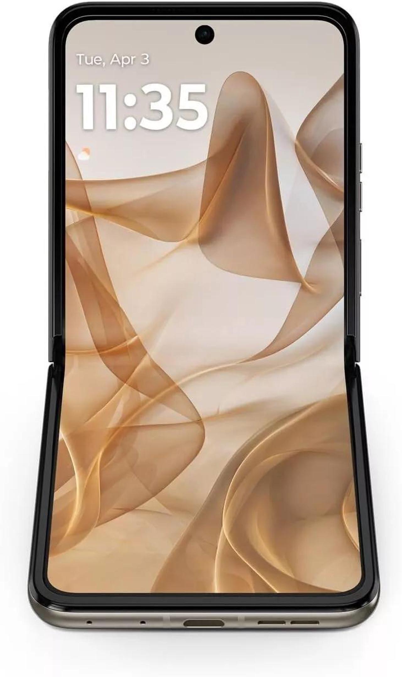 Alt view image 5 of 6 - Motorola razr | 2024 | Unlocked | Made for US 8/256GB | 50MP Camera | Beach Sand Unlocked Smartphone Cell