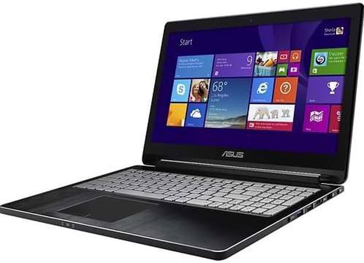 Main image of Asus Q502LA-BBI5T12 15.6" Touch-Screen Laptop Convertible - Intel Core i5, 8GB, 1TB Black Notebook Tablet