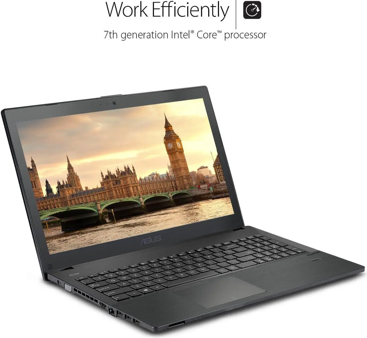 Alt view image 6 of 12 - ASUS Laptop P2540UA-AB51 Intel Core i5 7th Gen 7200U (2.50 GHz) 8 GB Memory 1 TB HDD Intel HD Graphics 620 15.6" FHD 1920 x 1080 Windows 10 Home 64-Bit