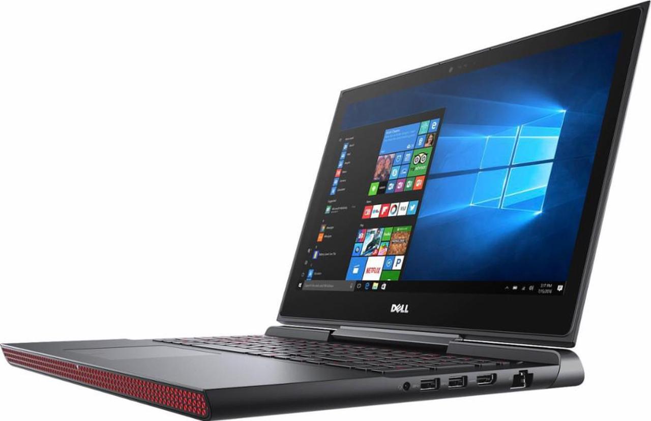 Main image of Dell - Inspiron 15.6" Laptop - Intel Core i5 - 8GB Memory - NVIDIA GeForce GTX 1050 Ti - 256GB Solid State Drive - Black Gaming Notebook Laptop PC Computer  I7567-5650BLK-PUS