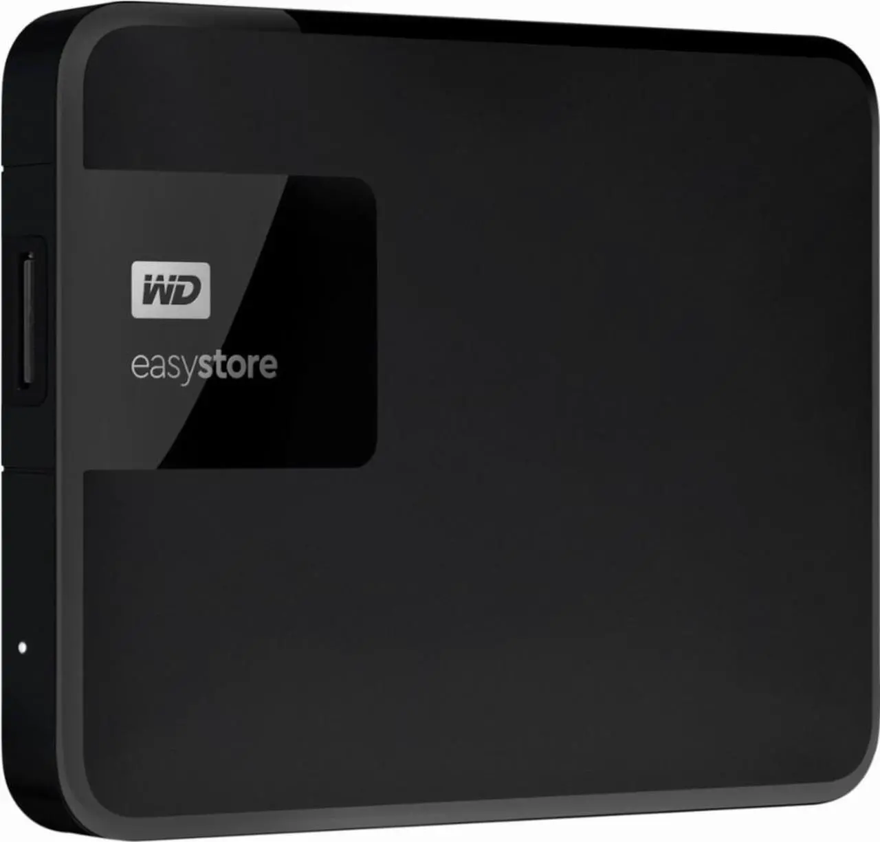 Alt view image 3 of 7 - WD - easystore® 1TB External USB 3.0 Portable Hard Drive - Black Western Digital WDBDNK0010BBK-WESN