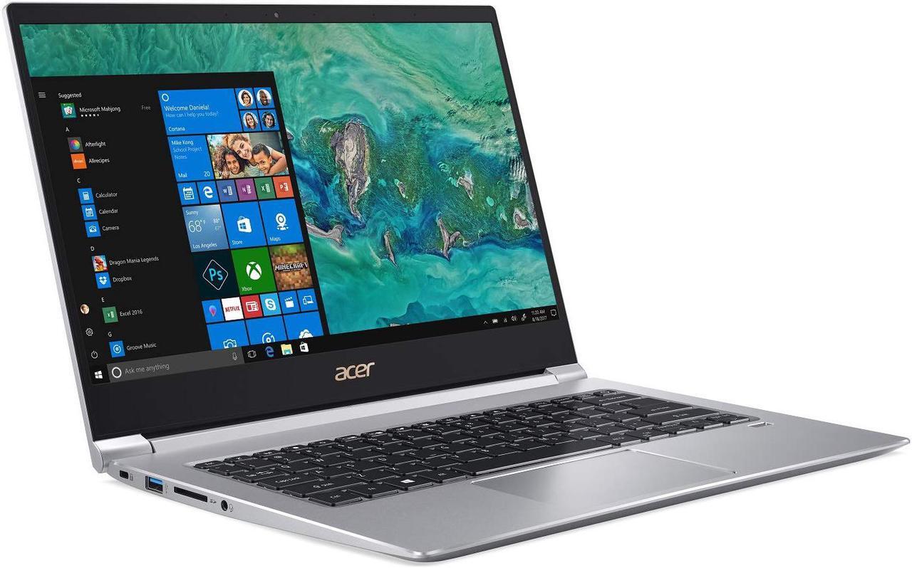 Alt view image 5 of 14 - Acer Swift 3 SF314-55-55UT Laptop, 14" Full HD, 8th Gen Intel Core i5-8265U, 8GB DDR4, 256GB PCIe SSD, Gigabit WiFi, Back-lit Keyboard, Windows 10 Notebook PC Computer
