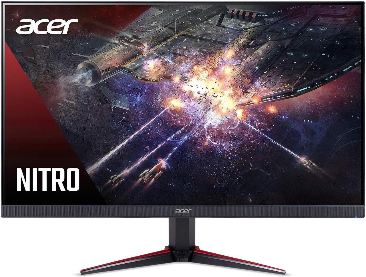 Alt view image 5 of 20 - Acer Nitro VG240Y Pbiip 23.8" Full HD (1920 x 1080) IPS Gaming Monitor with AMD Radeon FREESYNC Technology, Zero Frame, 144Hz, 1ms VRB, (2 x HDMI 2.0 Ports & 1 x Display Port)