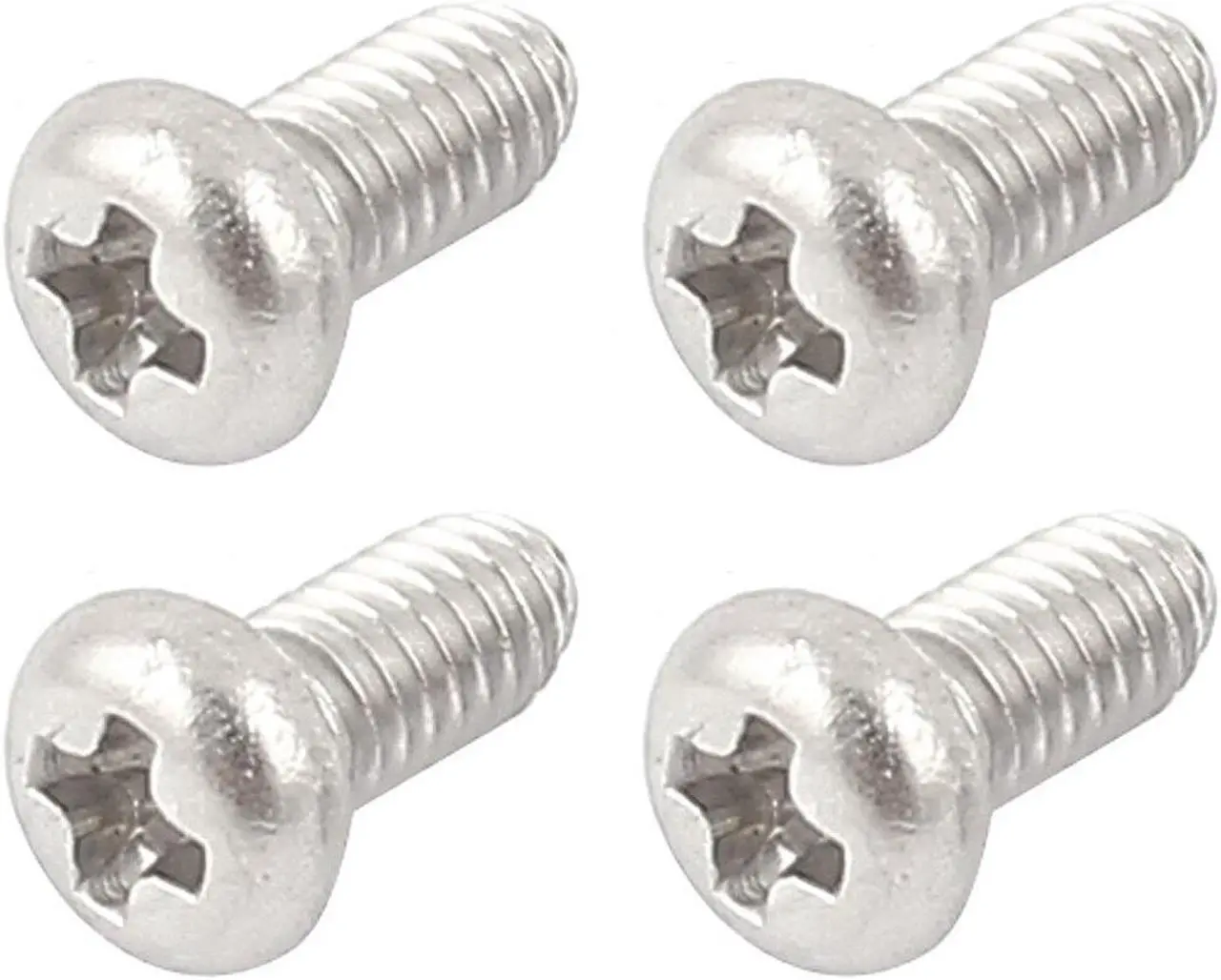 Alt view image 3 of 6 - 100pcs Bolt Screw Round Head Cross Recess M2*5 Diameter 2mm Length 5mm