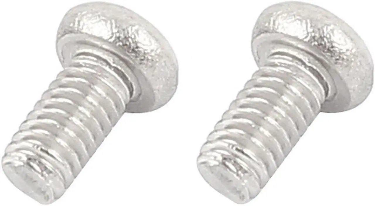 Alt view image 4 of 6 - 100pcs Bolt Screw Round Head Cross Recess M2*5 Diameter 2mm Length 5mm