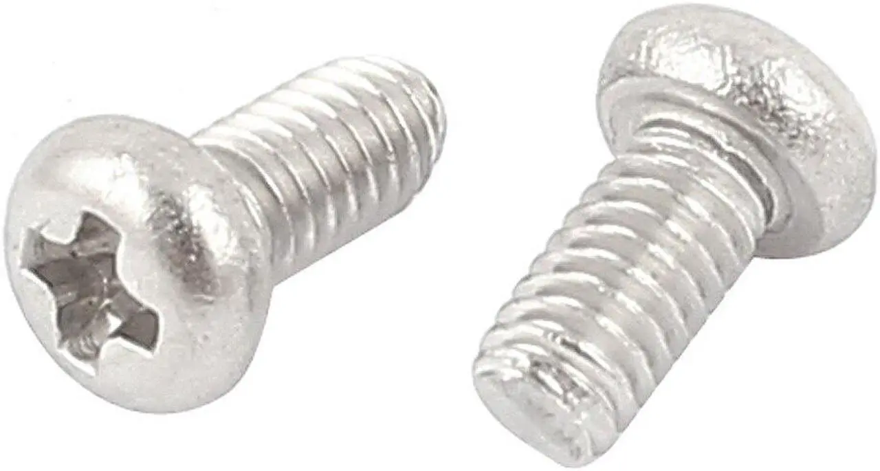 Alt view image 2 of 6 - 100pcs Bolt Screw Round Head Cross Recess M2*5 Diameter 2mm Length 5mm