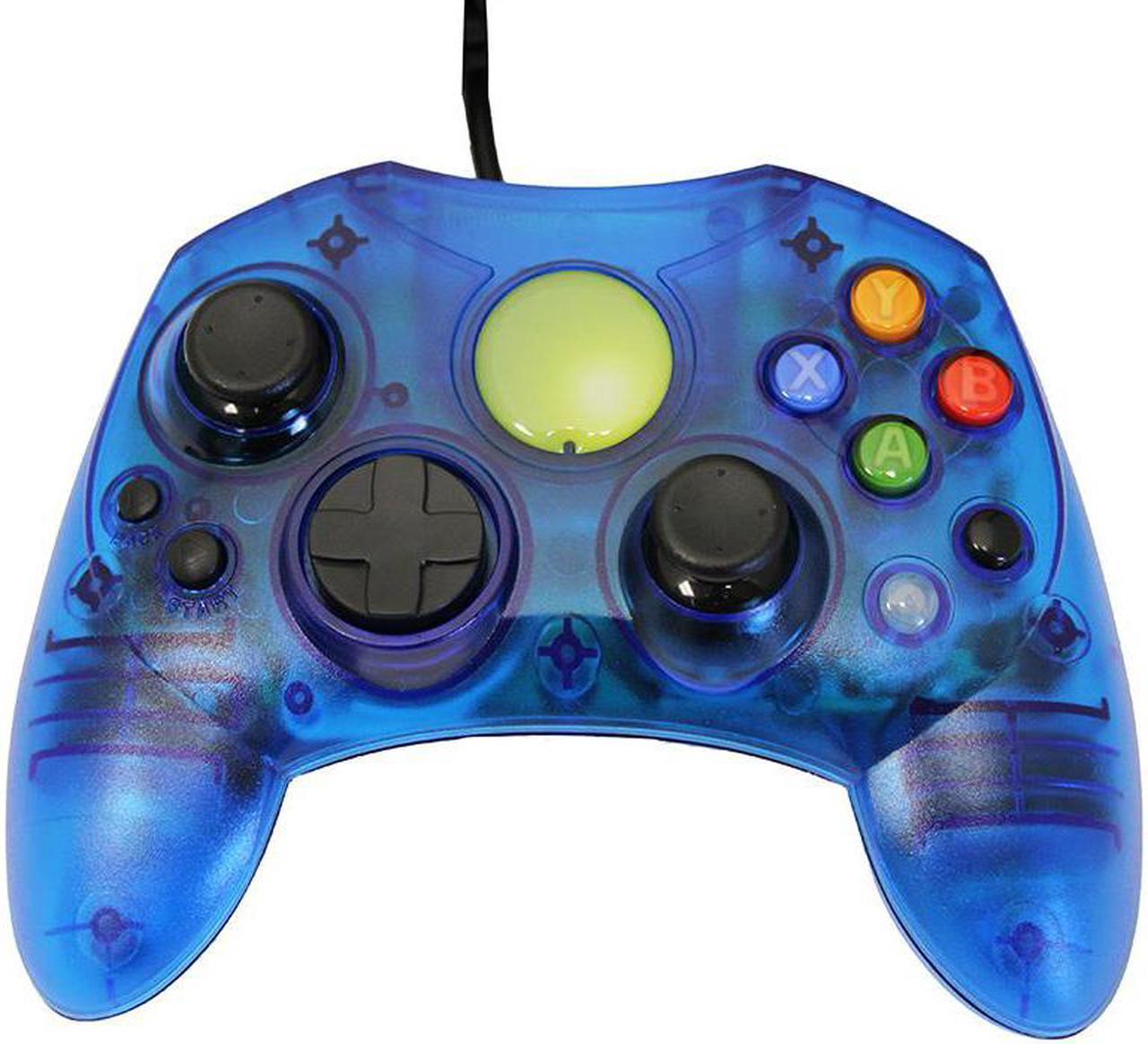 Replacement Controller for XBox Original - Blue Transparent - by Mars Devices