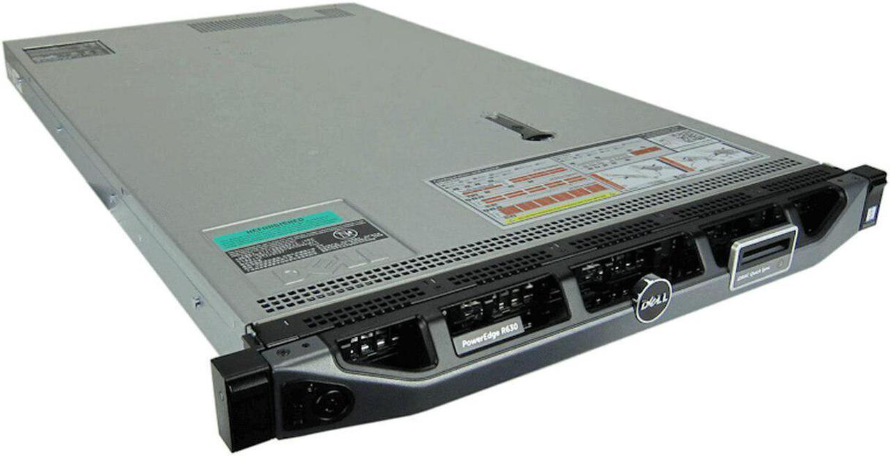 Alt view image 2 of 4 - Dell PowerEdge R630 - 8 Bay 2.5" Server - 2x Intel Xeon E5-2680 v4 2.4GHz 14 Core Processors, 64GB DDR4, H730, 8x 2.5" Trays, X520/I350, iDRAC8 Enterprise, 2x 750 Watt PSUs, Bezel, Rails
