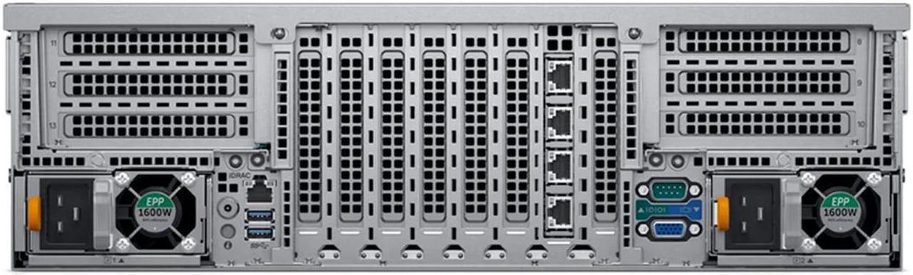 Alt view image 4 of 4 - Dell PowerEdge R940 - 8 Bay 2.5" 3U Server - 4x Intel Xeon Gold 5120 2.2GHz 14 Core Processors, 64GB DDR4, H730P, 8x 2.5" Trays, X520/I350, iDRAC9 Enterprise, 2x 1600 Watt PSUs, Bezel, Rails