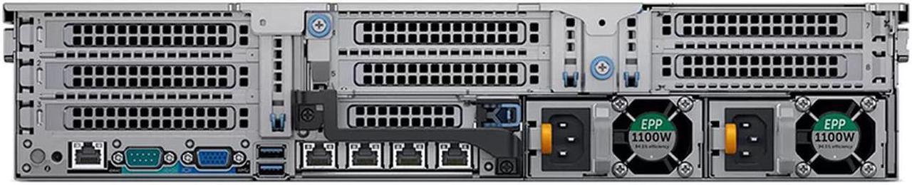 Alt view image 4 of 4 - Dell PowerEdge R740 - 8 Bay 2.5" 2U Server - 2x Intel Xeon Silver 4110 2.1GHz 8 Core Processors, 256GB DDR4, H730P, 8x 2.5" Trays, X520/I350, iDRAC9 Enterprise, 2x 750 Watt PSUs, Bezel, Rails