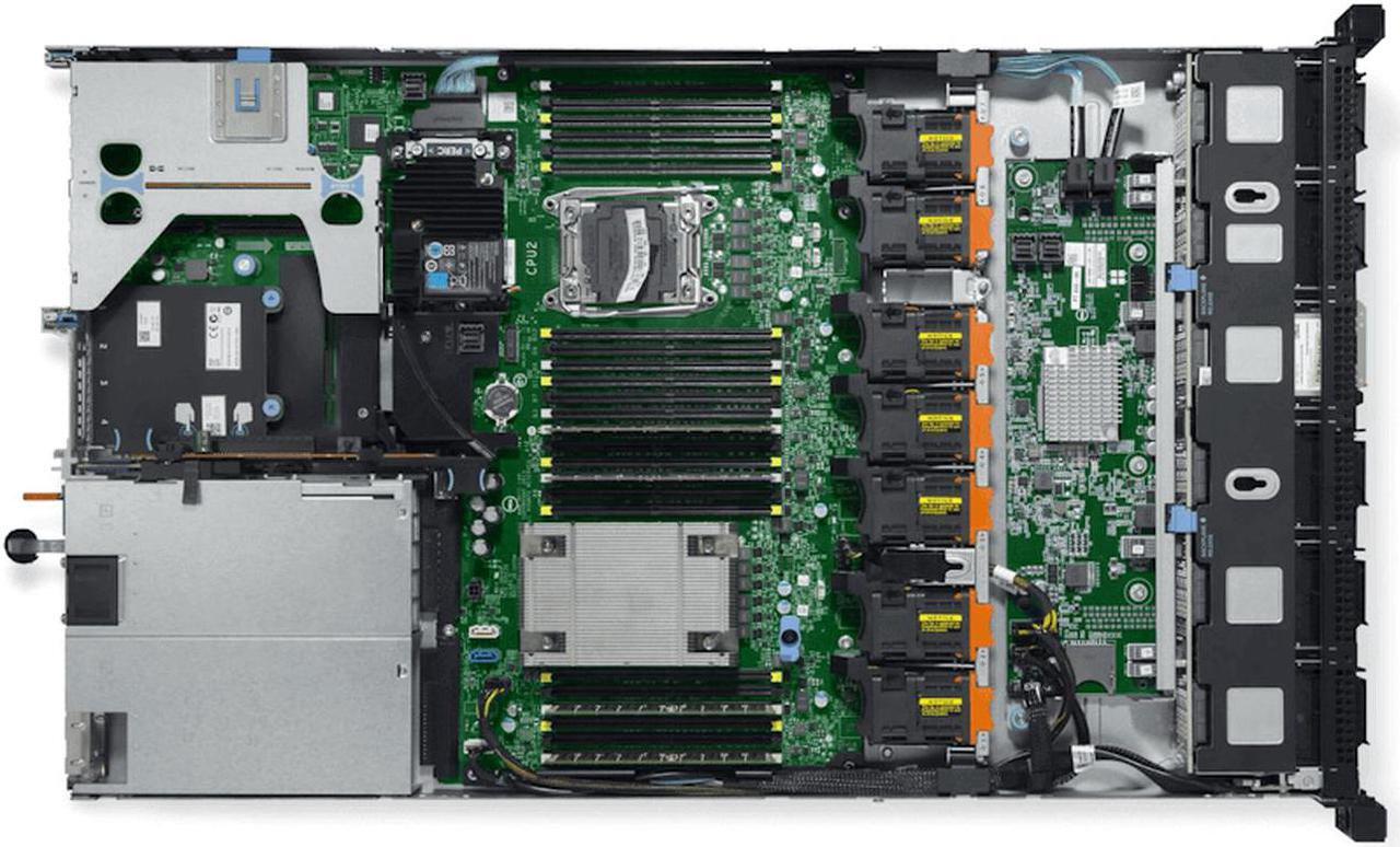 Alt view image 3 of 4 - Dell PowerEdge R630 - 10 Bay 2.5" Server - 2x Intel Xeon E5-2699 v3 2.3GHz 18 Core Processors, 64GB DDR4, H730, 2x 300GB HDDs, X520/I350, iDRAC8 Enterprise, 2x 750 Watt PSUs, Bezel, Rails