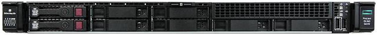 Main image of HPE ProLiant DL360 - Gen 10 - 8 Bay 2.5" 1U Rack Server - 2x Intel Xeon Gold 5118 2.3GHz 12 Core Processors, 64GB DDR4, P408i-a SR, 8x 1.2TB HDDs, 4x1GbE, iLO 5, 2x 800 Watt PSUs, Rails