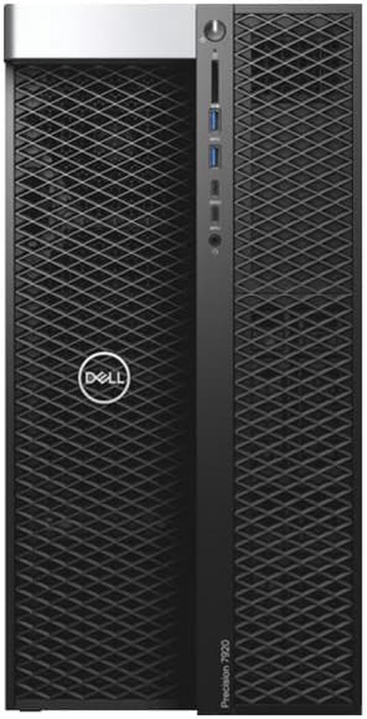 Main image of Dell Precision T7920 Mid-Tower Workstation - 2x Intel Xeon Gold 6148 2.4Ghz 20 Core Scalable Processor, 64GB DDR4 Memory, 500GB NVMe SSD, Nvidia Quadro P4000 8GB Graphics Card, Windows 11 Pro