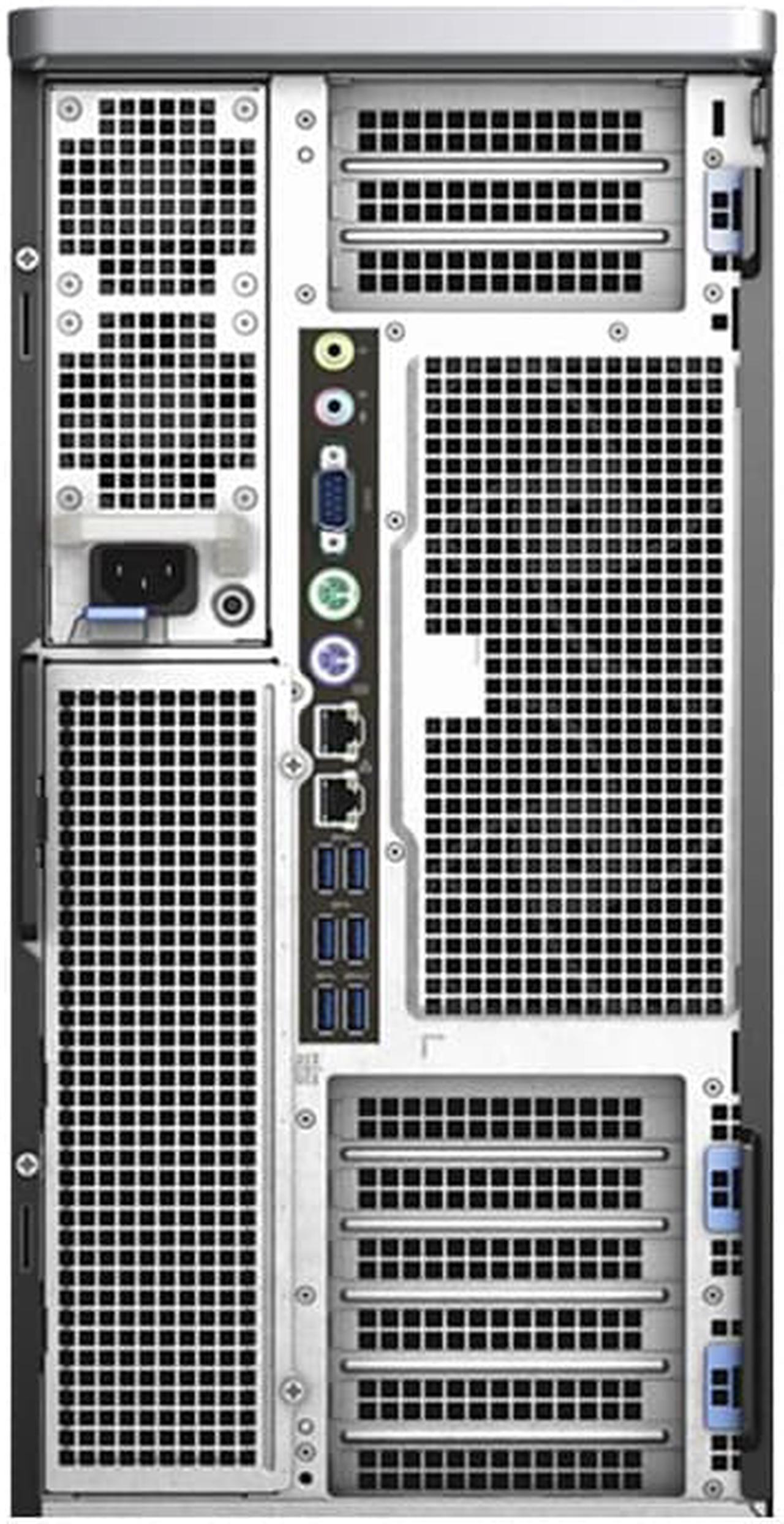 Alt view image 4 of 4 - Dell Precision T7920 Mid-Tower Workstation - 2x Intel Xeon Gold 6148 2.4Ghz 20 Core Scalable Processor, 64GB DDR4 Memory, 500GB NVMe SSD, Nvidia Quadro P4000 8GB Graphics Card, Windows 11 Pro