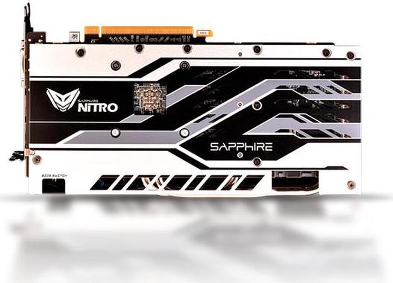 Alt view image 2 of 3 - SAPPHIRE NITRO+ Radeon RX 580 8GB - 2x DP 1.4 + 2x HDMI + 1x DVI-D Graphics Card