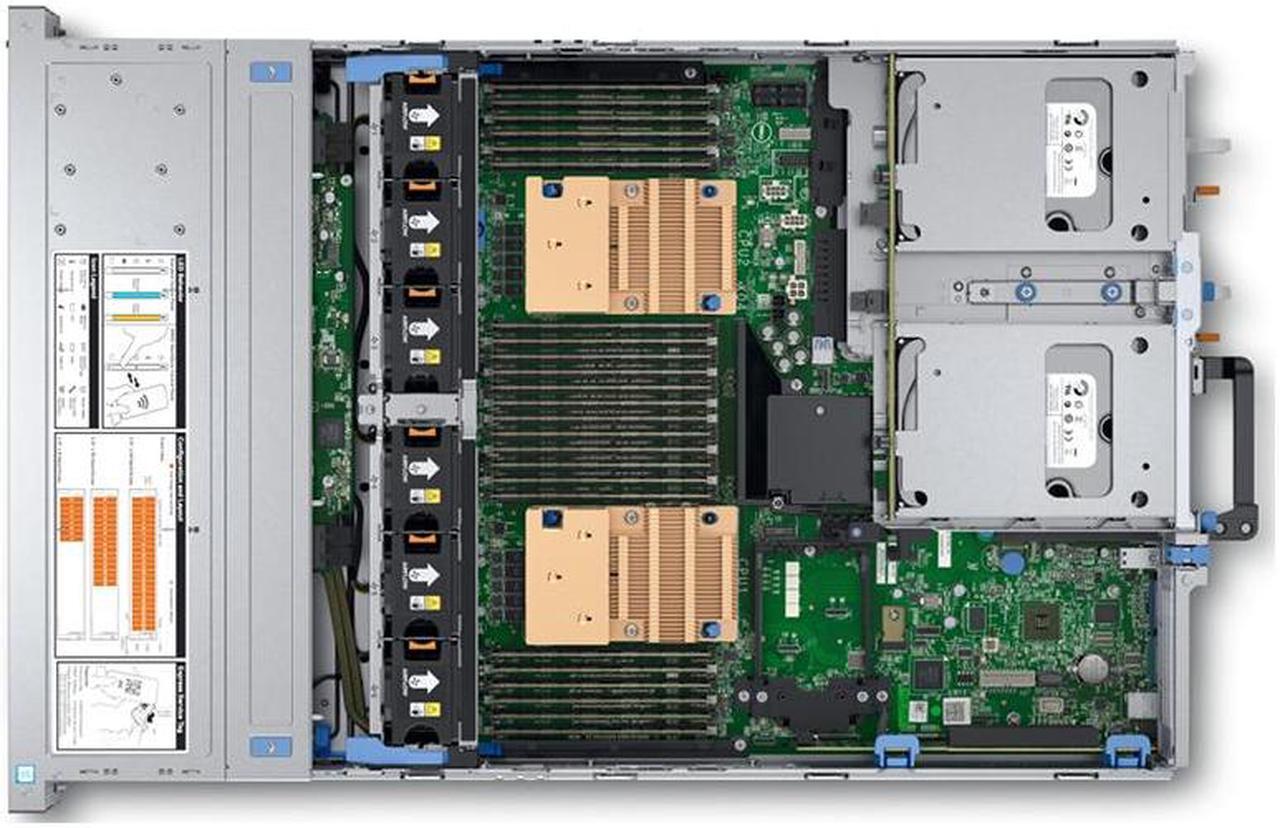 Alt view image 3 of 4 - Dell PowerEdge R740xd - 12 Bay 3.5" 2U Server - 2x Intel Xeon Gold 5118 2.3GHz 12 Core Processors, 64GB DDR4, H730P, 12x 3.5" Trays, X520/I350, iDRAC9 Enterprise, 2x 750 Watt PSUs, Bezel, Rails