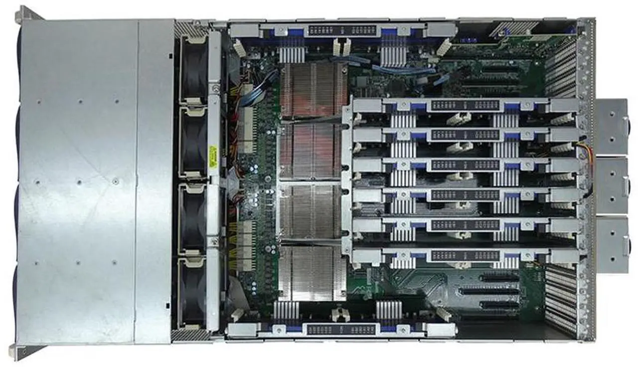 Alt view image 2 of 3 - Supermicro SYS-8048B-TRFT - 24 Bay 3.5" 4U Server - 4x Intel Xeon E7-4820 v4 2.0 GHz 10 Core Processor, 3TB DDR4, 9361-8i, 24x 3.5" Trays, X540, IPMI 2.0, 4x 1620 Watt PSUs,