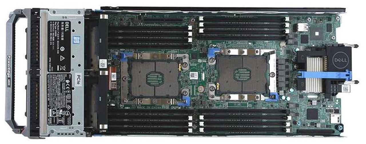 Alt view image 2 of 2 - Dell PowerEdge M640 - 2 Bay 2.5" Blade Server - 2x Intel Xeon Gold 6230 2.1GHz (3.9GHz Turbo) 20 Core Processors, 16GB DDR4, S140, 2x 1.92TB SSDs, 57810S-K, iDRAC9 Enterprise