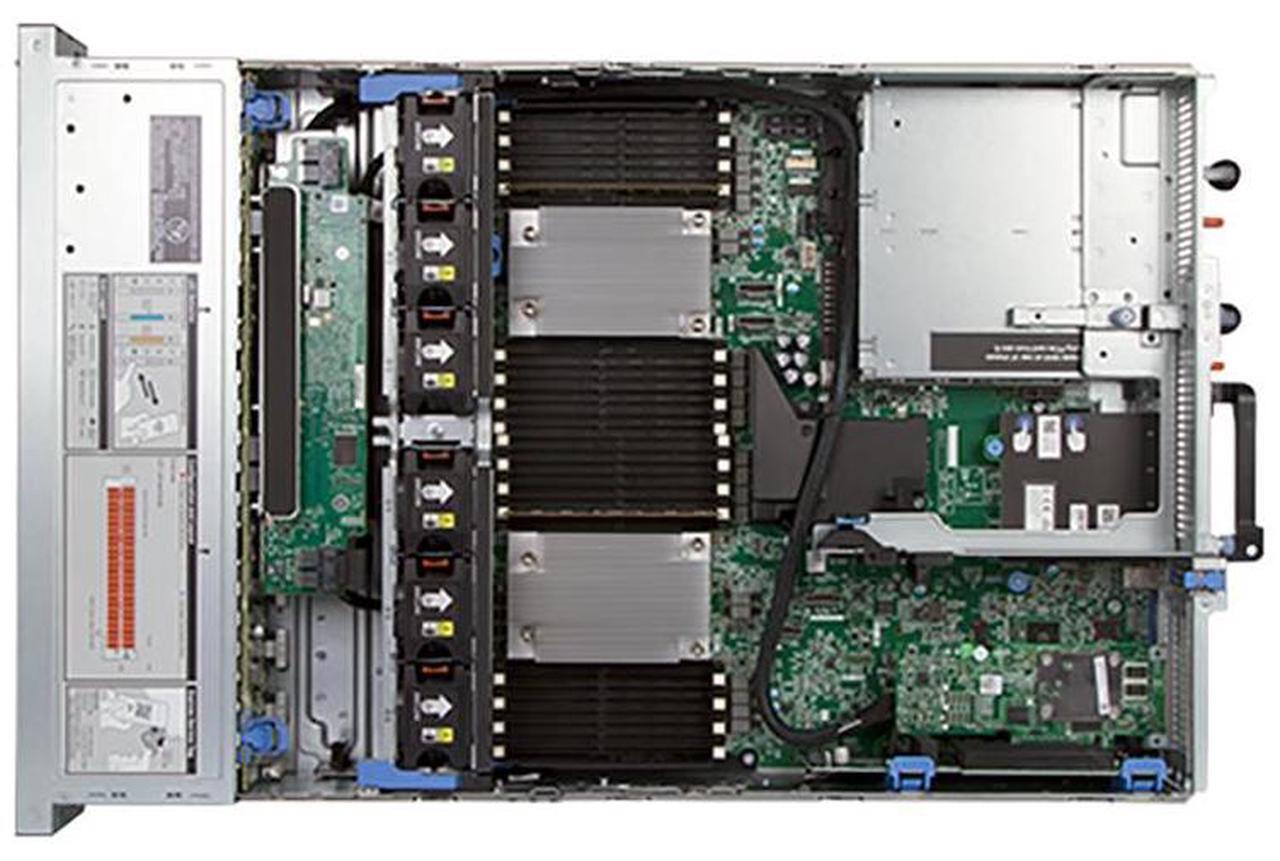 Alt view image 2 of 3 - Dell PowerEdge R7425 - 24 Bay 2.5" 2U Server - 2x AMD EPYC 7351 2.4GHz 16 Core Processors, 512GB DDR4, H740P, 24x 2.5" Trays, I350, iDRAC9 Enterprise, 2x 1100 Watt PSUs, Bezel, Rails