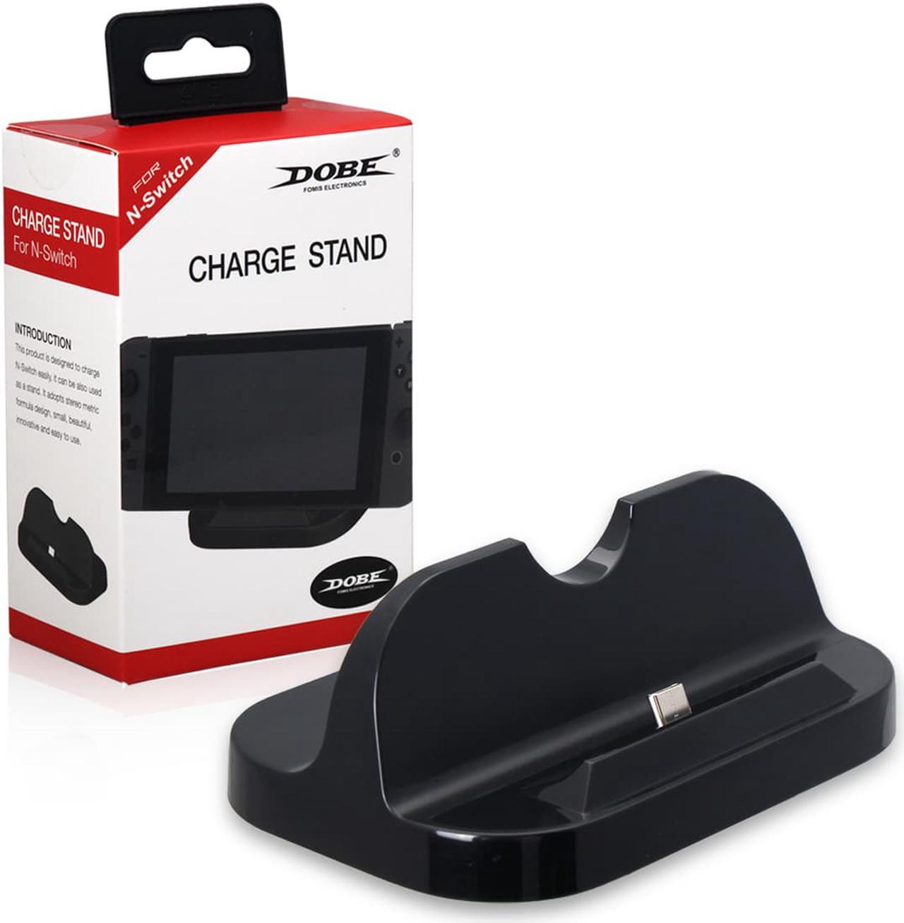 Alt view image 7 of 7 - Charging Dock,  USB Type C Docking Station Cradle Stand Mount Stand Compatible with Nintendo Switch - Black
