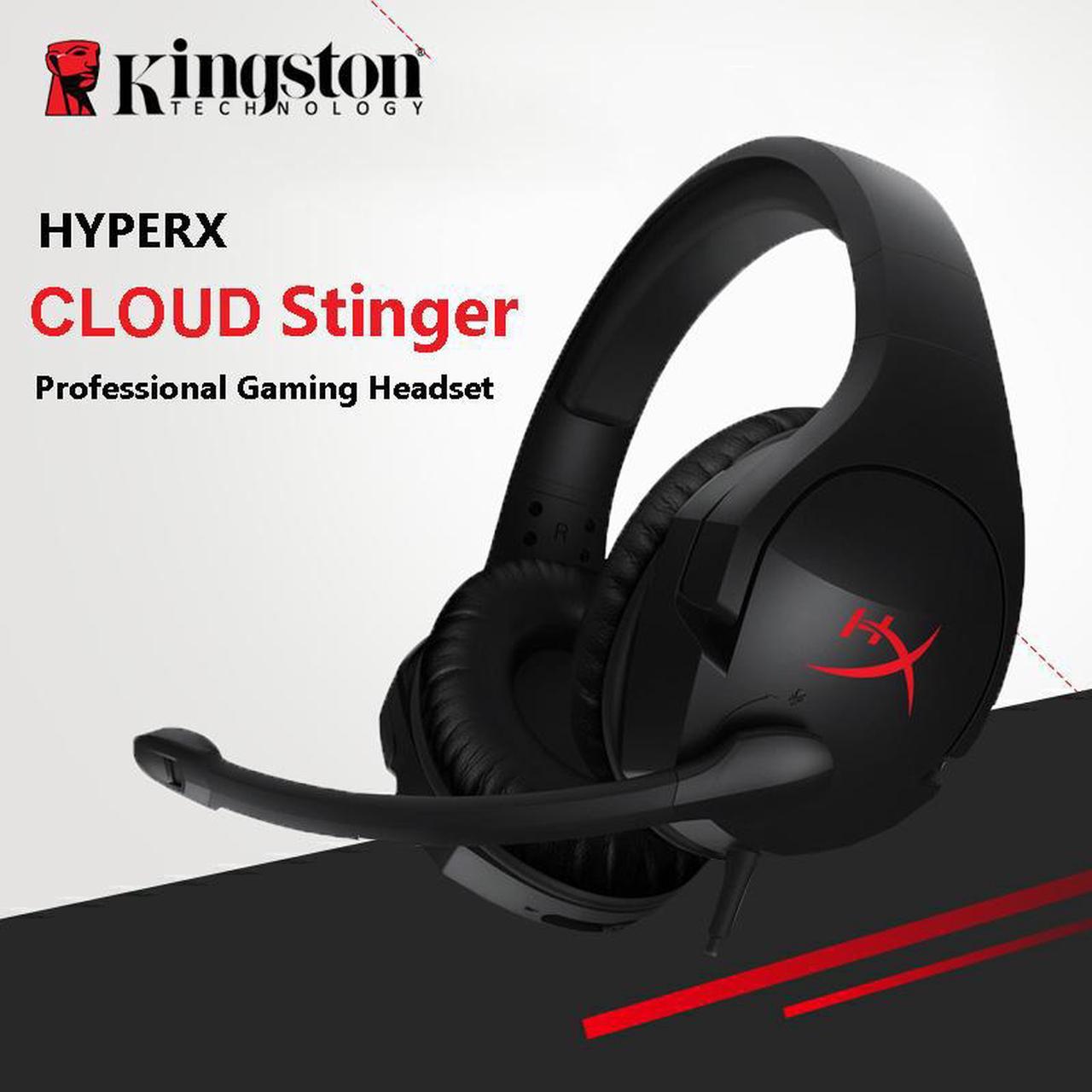 HyperX Cloud Stinger Professional Gaming Headset, 3.5MM Wired Headphone with Noise Reduction Microphone Compatible With PC, Xbox One, PS4, PS5, Wii U, SKYPE and Other Mobile Devices