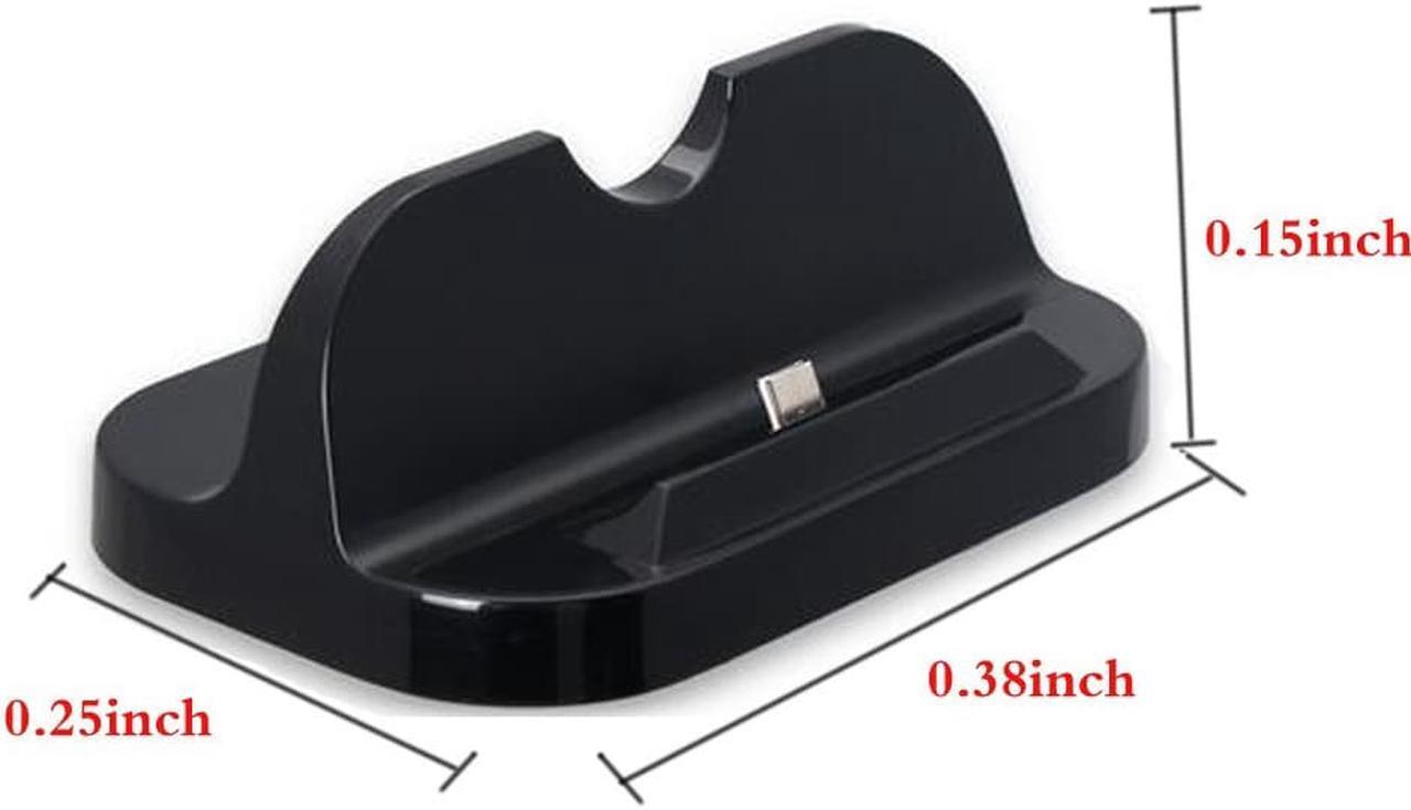 Alt view image 6 of 7 - Charging Dock,  USB Type C Docking Station Cradle Stand Mount Stand Compatible with Nintendo Switch - Black