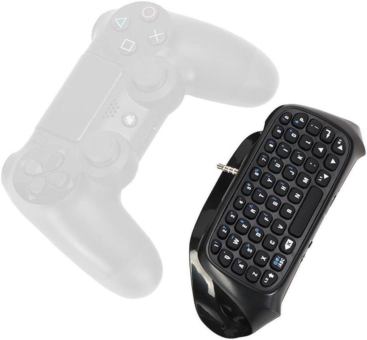 Alt view image 4 of 6 - PS4 Controller Keyboard, Wireless Bluetooth Keypad Mini Chatpad Rechargeable Online Gaming Live Chat Message Gamepad Keyboard  with Built-In Speaker & 3.5MM Audio Jack for Playstation 4 Dualshock