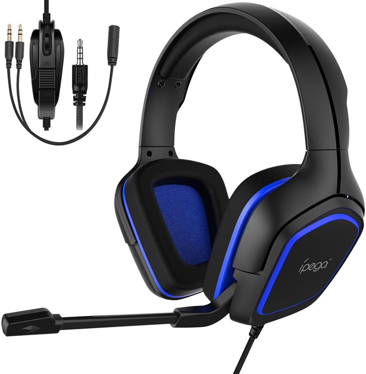 Alt view image 2 of 7 - PS5 Headset, 3.5MM Wired Gaming Headphone with Noise Reduction Microphone & Volume Control for Playstation 5, PS4, Xbox One, Nintendo Switch, Nintendo Switch Lite, Computer, Tablets, PC& Smartphone