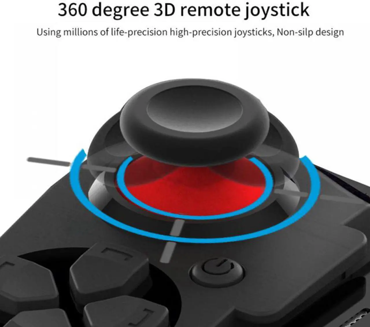 Alt view image 4 of 7 - iPhone Game Controller, Mobile Wireless Gaming Gamepad Joystick for iOS 13.4+ System iPhone iPad Support MFI Game Call Of Duty Mobile (COD), Modern Combat 5 Shooting Fighting Racing Game, Direct Play