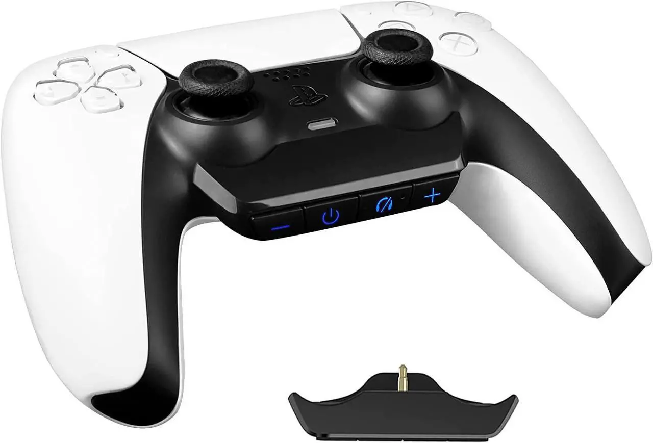 Main image of Bluetooth Adapter for PS5 Controller, BT 5.1 Low Latency Wireless Audio Transmitter, One Key Mute, Volume Adjustment, No Driver Needed Game Accessories for PS5 AirPods Sony Bose Earbuds Speakers