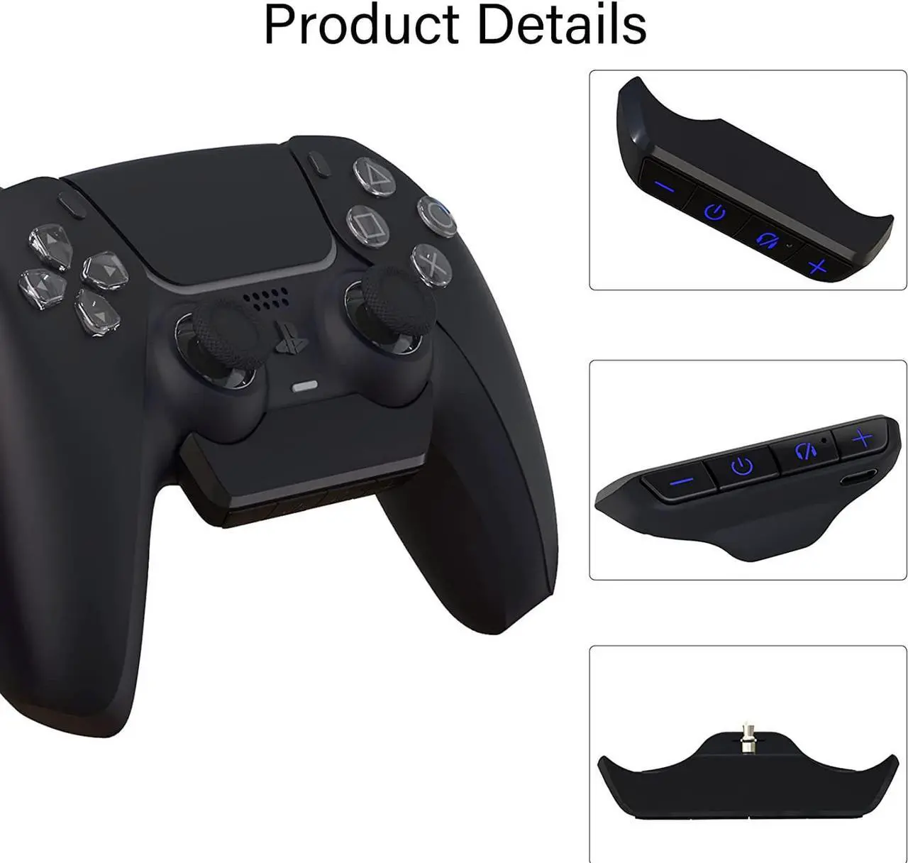 Alt view image 4 of 7 - Bluetooth Adapter for PS5 Controller, BT 5.1 Low Latency Wireless Audio Transmitter, One Key Mute, Volume Adjustment, No Driver Needed Game Accessories for PS5 AirPods Sony Bose Earbuds Speakers
