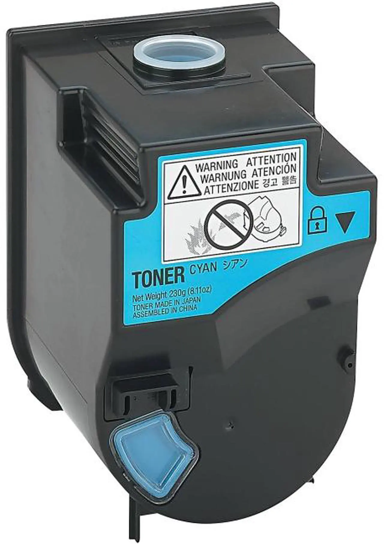 Alt view image 7 of 7 - Konica Minolta Cyan Toner Cartridge