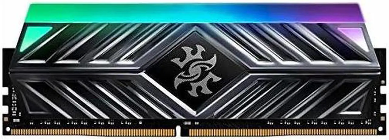 Alt view image 10 of 9 - XPG SPECTRIX D41 RGB Desktop Memory: 16GB (2x8GB) DDR4 3200MHz CL16 Tungsten