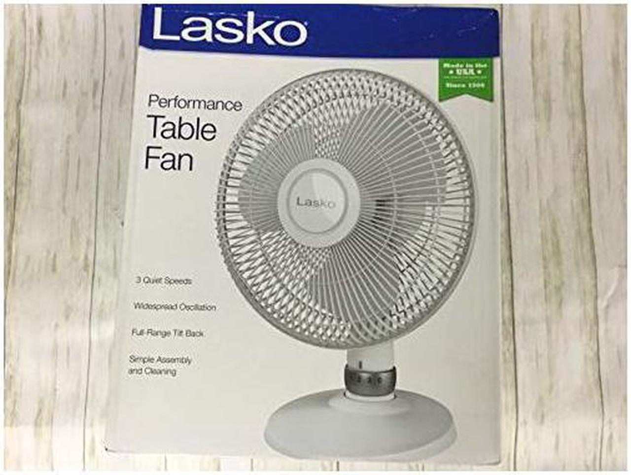 Alt view image 10 of 10 - Lasko 12" Table Fan With Dial On Stand - White D12225